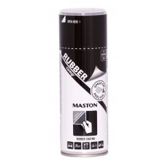 MASTON SPRAY RUBBERcomp Ral 9005 Black Satin 400ml