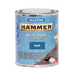 MASTON Hammer Hammered Blue- efekt lak-3u1 750ml