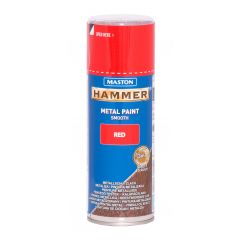 MASTON SPRAY Hammer smooth-glatki dir.na hrđu Red 400ml