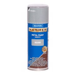 MASTON SPRAY Hammer smooth-glatki dir.na hrđu Silver 400ml