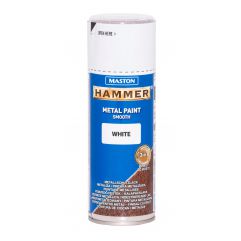 MASTON SPRAY Hammer smooth-glatki dir.na hrđu White 400ml