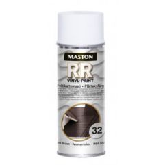 MASTON SPRAY VINYL RR 32(slično RAL 8019) dark brown-tamno smeđa, 400 ml,na bazi vinila, direktno na PU,vinil,pvc,poliester,limene krovove itd..