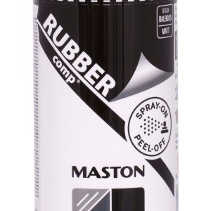 MASTON SPRAY RUBBERcomp Ral 9005 Black matt 400ml