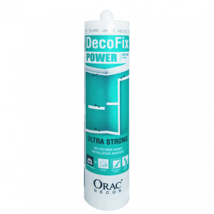 FDP700 ORAC DecoFix Power 290ml, jače ljepilo za lajsne, za van, za glatke površine,otporno na vlagu 
